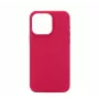 Connect Apple iPhone 15 Pro Max Premium Magsafe Soft Touch Silicone Case New Function Rose Red