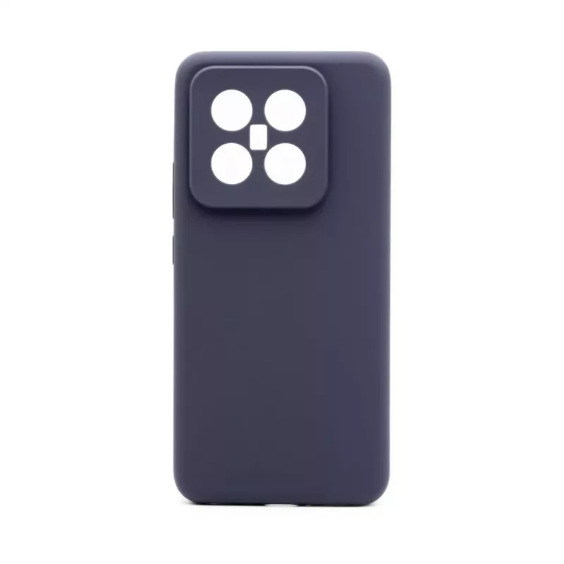 Connect Xiaomi 14 Pro Premium Quality Magnetic Soft Touch Silicone Case Midnight Blue