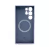 Connect Samsung Galaxy S24 Ultra Premium Quality Magnetic Soft Touch Silicone Case Midnight Blue