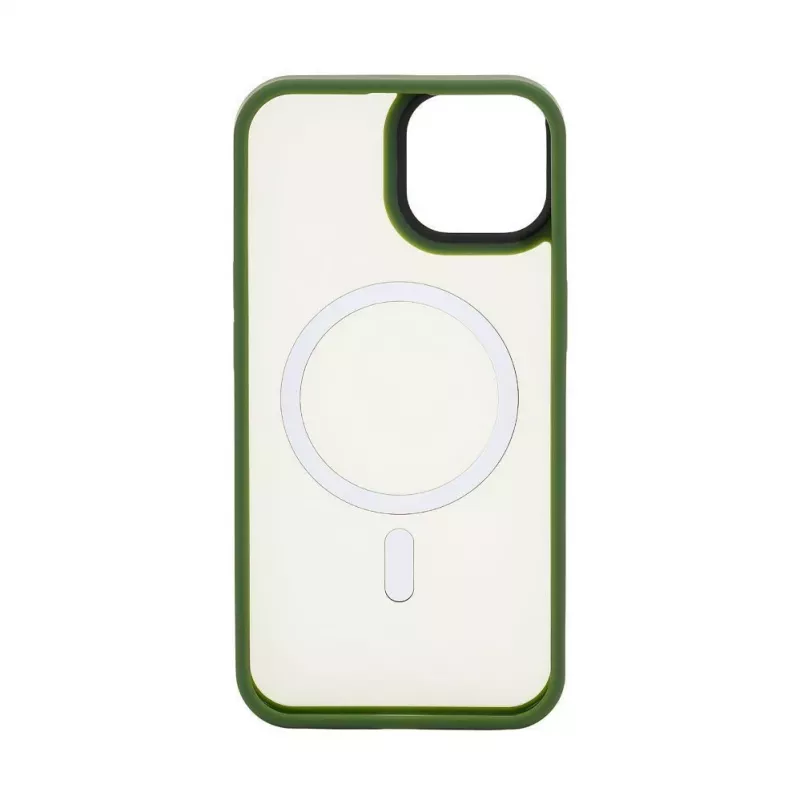 Connect Apple iPhone 15 Hybrid Case With Magnetic PC+TPU Green