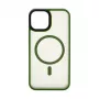 Connect Apple iPhone 15 Hybrid Case With Magnetic PC+TPU Green