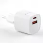 Evelatus USB-A and USB-C 30W Max EU Charger White