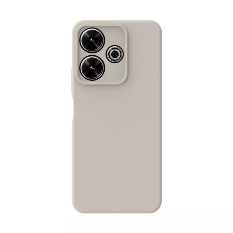 Connect Xiaomi Redmi Note 13 5G Premium Quality Soft Touch Silicone Case Silver