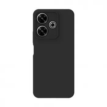 Connect Xiaomi Poco M6 Pro Premium Quality Soft Touch Silicone Case Black