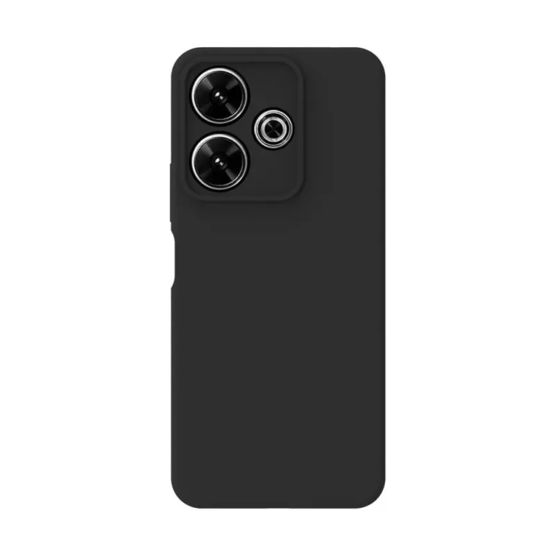 Connect Xiaomi Poco M6 Premium Quality Soft Touch Silicone Case Black