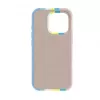Evelatus Apple iPhone 16 Pro Multi-Colored Silicone Case With MagSafe Beige Cream