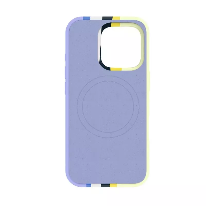 Evelatus Apple iPhone 16 Pro Multi-Colored Silicone Case With MagSafe Ceramic White