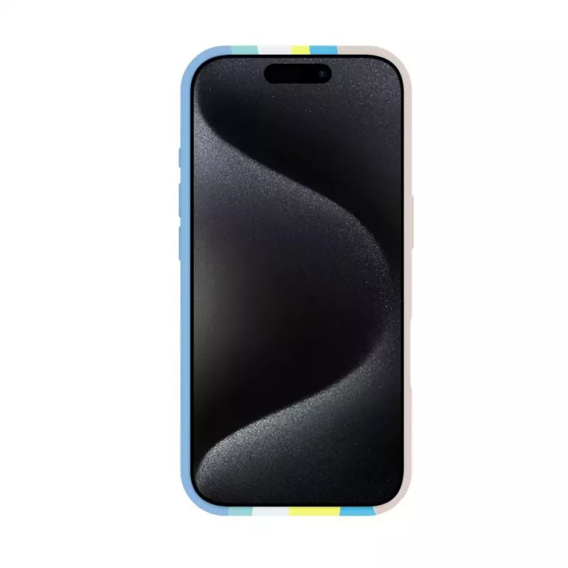 Evelatus Apple iPhone 16 Pro Max Multi-Colored Silicone Case With MagSafe Beige Cream