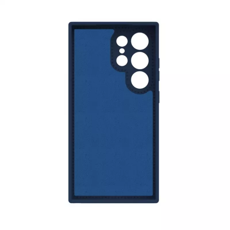 Evelatus Samsung S24 Ultra Premium Magsafe with Stand Soft Touch Silicone Case Dark Blue