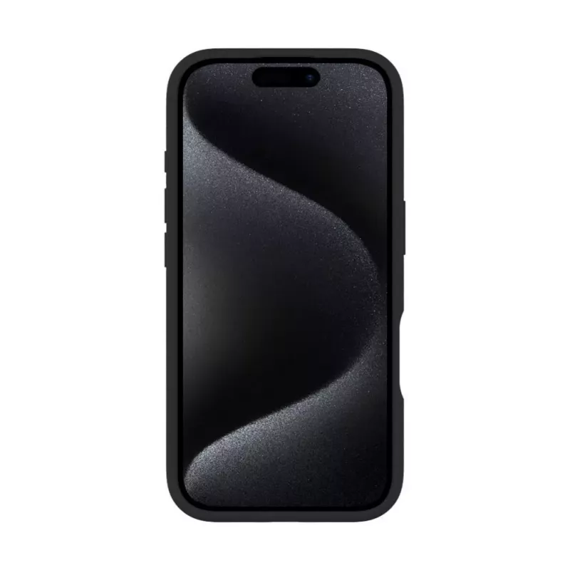 Evelatus Apple iPhone 16 Premium Magsafe with Stand Soft Touch Silicone Case Black