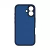 Evelatus Apple iPhone 16 Premium MagSafe with Stand Soft Touch Silicone Case Dark Blue