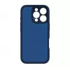 Evelatus Apple iPhone 16 Pro Premium Magsafe with Stand Soft Touch Silicone Case Dark Blue