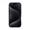 Evelatus Apple iPhone 16 Pro Max Premium MagSafe with Stand Soft Touch Silicone Case Dark Blue