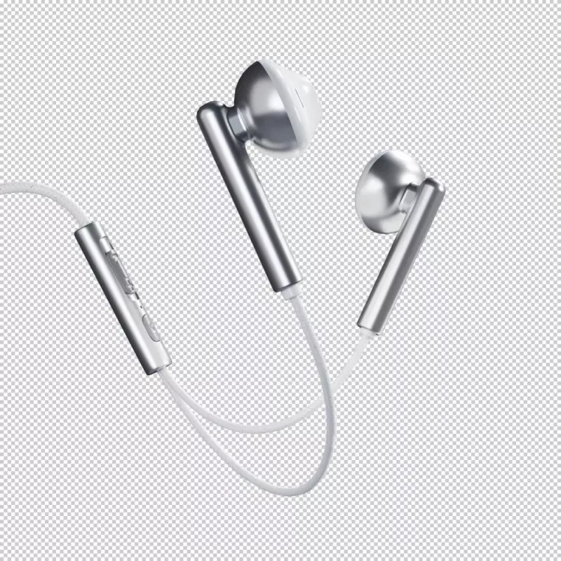 Evelatus Crystal Clear Audio Headphones with Type-C with Microphone CCA-TC-WH White