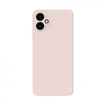Evelatus Samsung Galaxy A06 5G Premium Magnetic Soft Touch Silicone Case Pink Sand