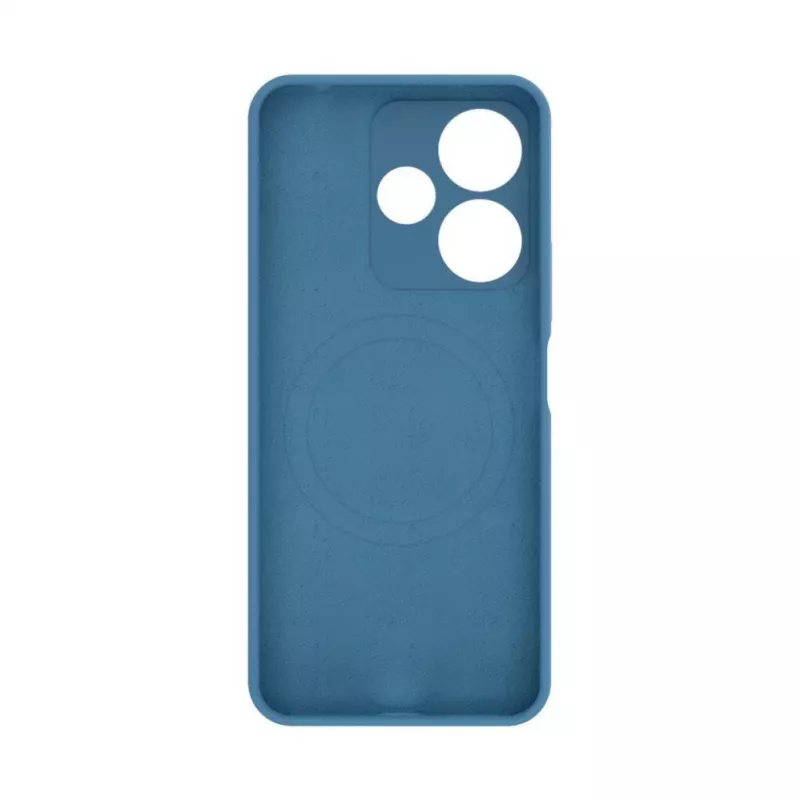 Evelatus Xiaomi Redmi 13 4G Premium Magnetic Soft Touch Silicone Case Navy Blue
