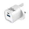Evelatus QuickVolt Adapter 20W UK/HK White
