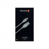 Evelatus USB-A to USB-C Cable 2M Aluminum Housing Braided White