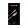 Evelatus USB-A to USB-C Cable 2M Braided Nylon Aluminum Housing Pink