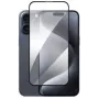 iLike Apple iPhone 16E/14/13/13 Pro Full Glue 21D Tempered Glass Screen Protector (2-Pack) Black
