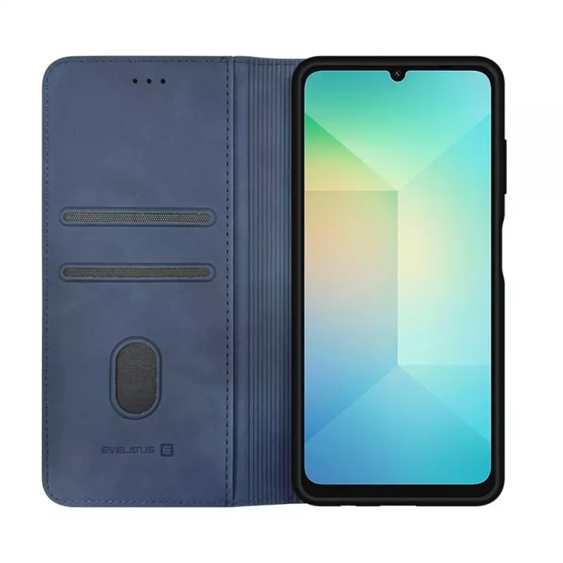 Evelatus Samsung Galaxy A06 Book Case Dark Blue
