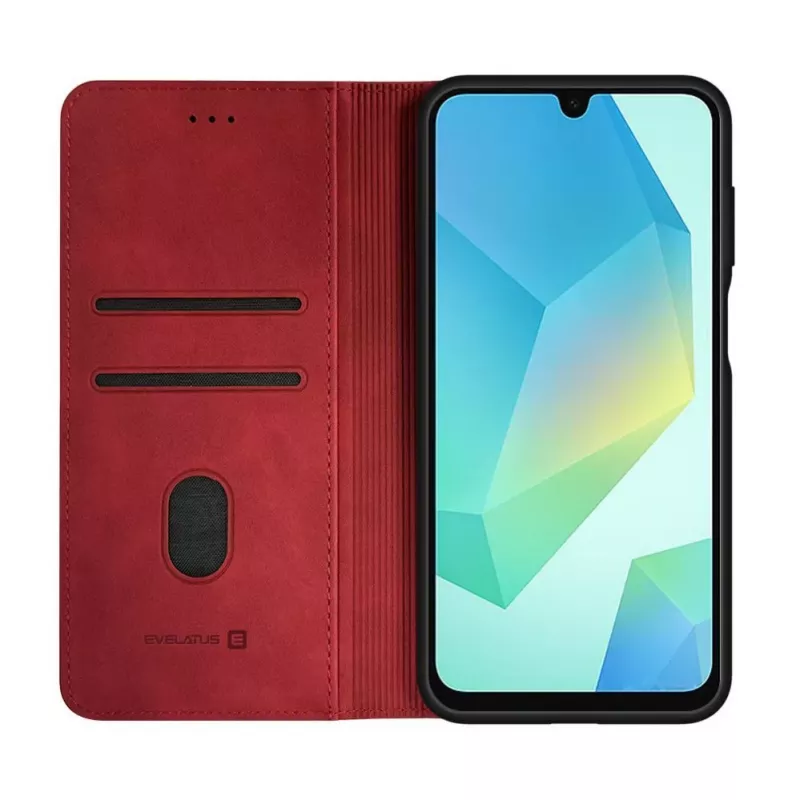 Evelatus Samsung Galaxy A16 Book Case Red