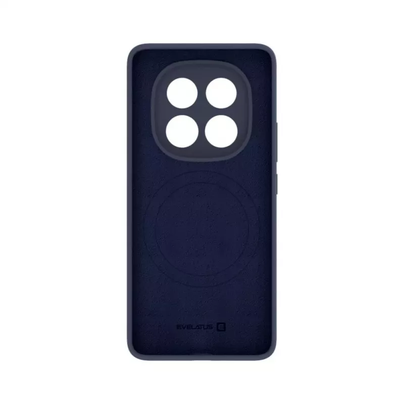 Evelatus Xiaomi Redmi Note 14 Pro Plus Premium Magnetic Soft Touch Silicone Case Dark Blue