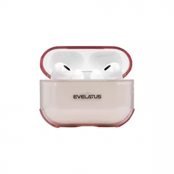 Evelatus Apple AirPods Pro TPU Protective Case Transparent Pink