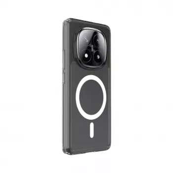 Evelatus Clear Case with Magnetic Ring for Xiaomi Redmi Note 14 Pro 4G / Poco X7, Transparent