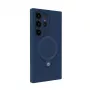 Evelatus Samsung Galaxy S25 Ultra Premium Magnetic with Stand Soft Touch Silicone Case Midnight Blue