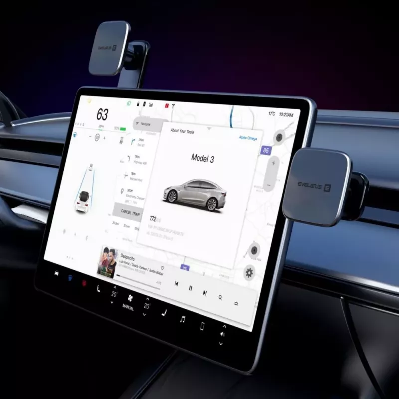 Evelatus Adhesive Flexible Bendable Mount with MagSafe 360 C2+K3 Black