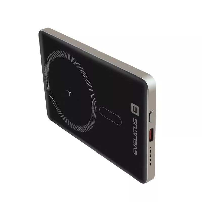 Evelatus PD20W 5000mAh Power Bank MagLink Elite with Wireless Charging Grey