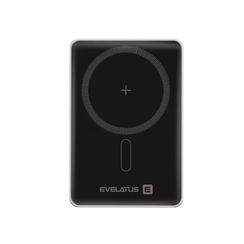Evelatus PD20W 5000mAh Power Bank MagLink Elite with Wireless Charging Silver