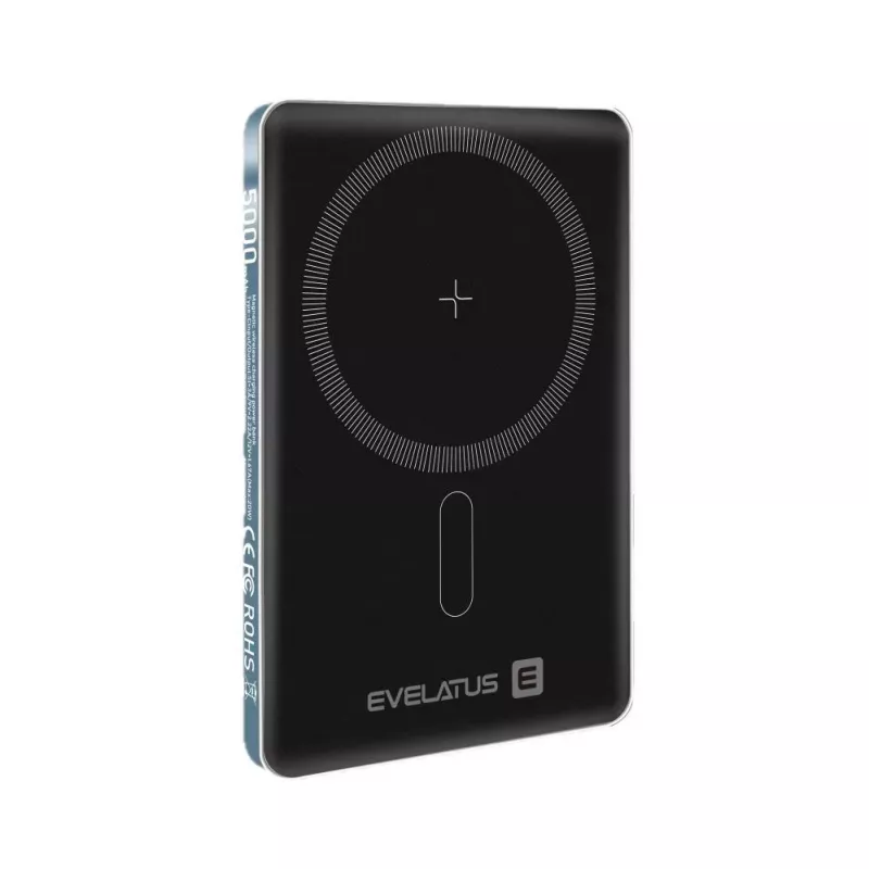 Evelatus PD20W 5000mAh Power Bank MagLink Elite with Wireless Charging EVEP02PBMEB Blue