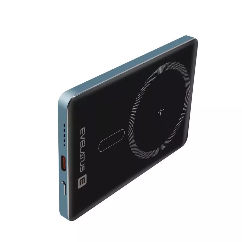 Evelatus PD20W 5000mAh Power Bank MagLink Elite with Wireless Charging EVEP02PBMEB Blue