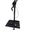 iLike S12 LED Selfie 31cm Ring Light Lamp + Tripod Stand 2.1m + Shelf & 3x Phone / Mic Holder Black