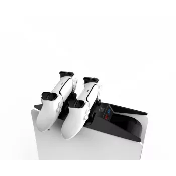 iLike P-5 Dual & Fast Controller Charging Station for Sony PlayStation 5 PS5 Black