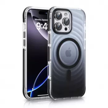 Evelatus Apple iPhone 16 Pro Max EchoWave Clear MagSafe Black Case