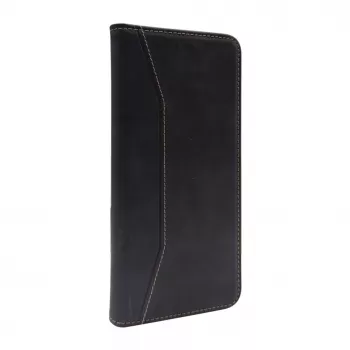 Evelatus Book Case Folio for Xiaomi Redmi Note 14 Pro 4G / Poco X7, Black, PU Leather