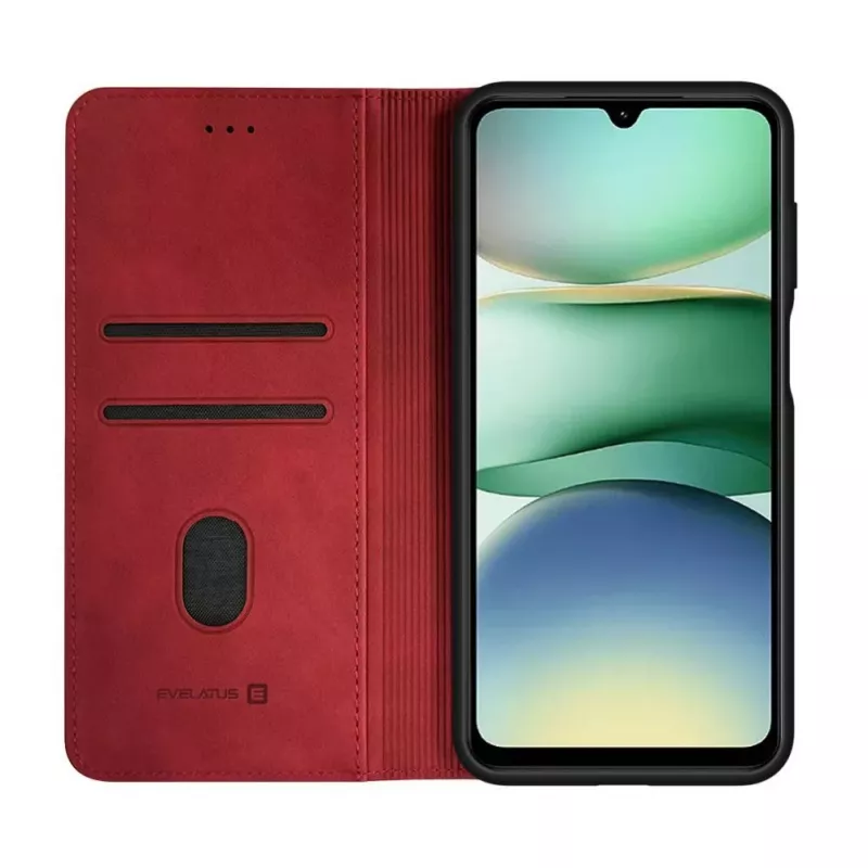 Evelatus Book Case Folio for Xiaomi Redmi A5 4G (171.7 x 77.8 x 8.26 mm) - Red
