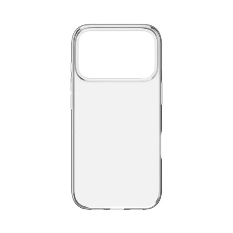 Evelatus Apple iPhone 17 Pro Clear Silicone Case 1.5mm TPU Transparent