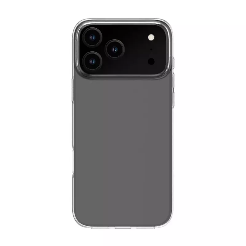 Evelatus Apple iPhone 17 Pro Max Clear Silicone Case 1.5mm TPU Transparent