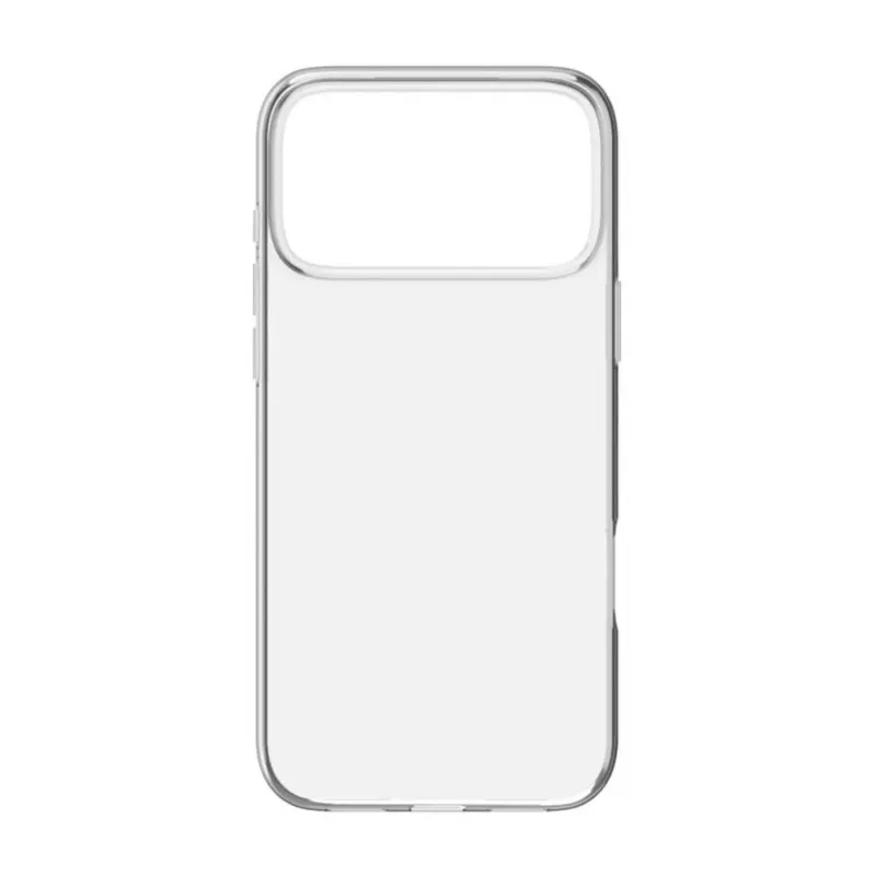 Evelatus Apple iPhone 17 Pro Max Clear Silicone Case 1.5mm TPU Transparent