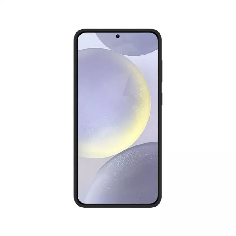 Evelatus Samsung Galaxy S25 Edge Premium Magnetic Soft Touch Silicone Case Black