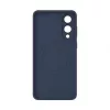 Evelatus Samsung Galaxy S25 Edge Premium Magnetic Soft Touch Silicone Case Midnight Blue