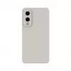 Evelatus Samsung Galaxy S25 Edge Premium Magnetic Soft Touch Silicone Case Pebble