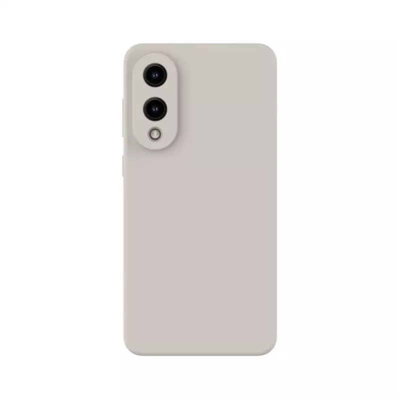 Evelatus Samsung Galaxy S25 Edge Premium Magnetic Soft Touch Silicone Case Pebble