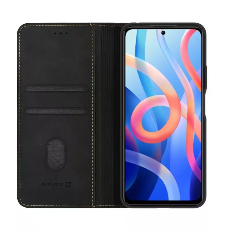 Evelatus Xiaomi Redmi 15 5G Book Case Folio Black