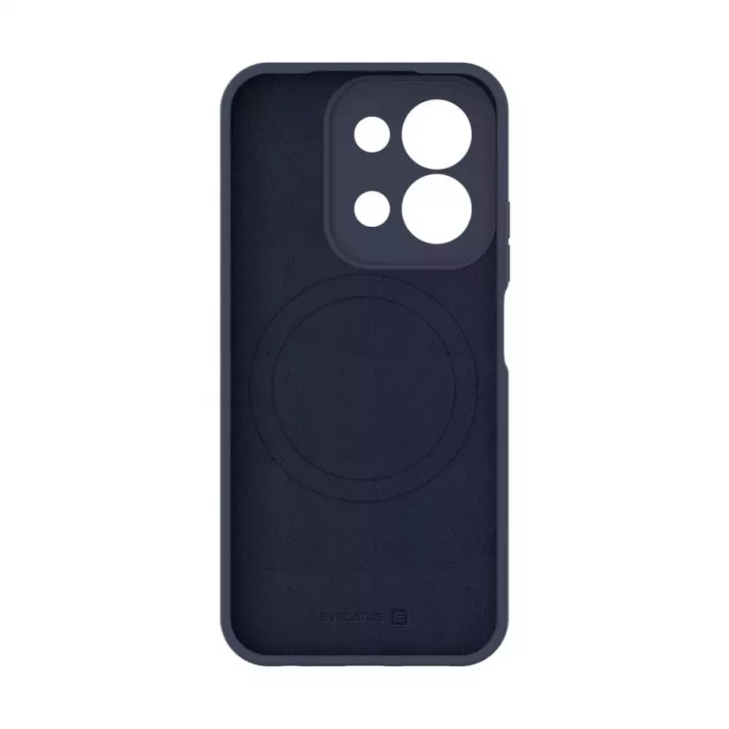 Evelatus Xiaomi Redmi 15C 4G/5G Premium Magnetic Soft Touch Silicone Case Dark Blue