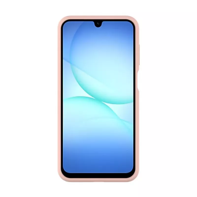 Evelatus Samsung Galaxy A17 Premium Magnetic Soft Touch Silicone Case Pink Sand